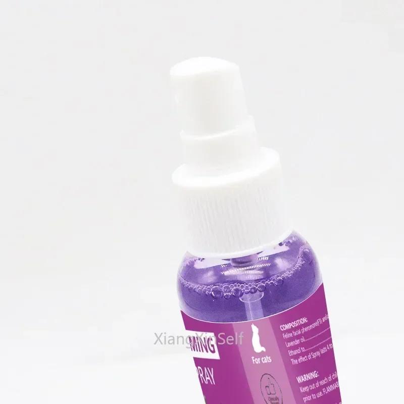 60 мл успокаивающий спрей Фелиновые антистрессовые феромоны эмоциональный успокаивающий спрей Здоровье Чистящие средства для кошек