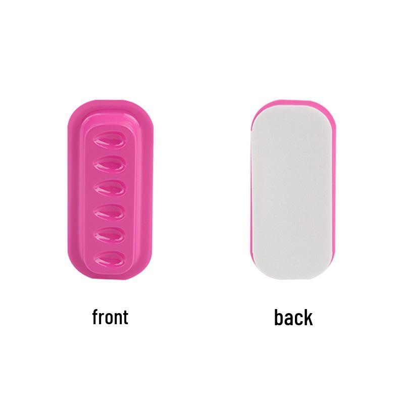 Палетка для ресниц в виде длинной полоски с цветами и прямоугольный эпоксидный поднос с основанием