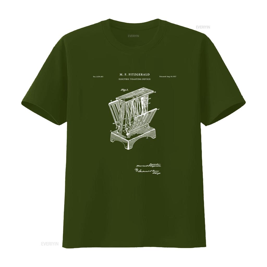 Vintage Sunbeam Radiant Control Toaster Patent Design T Shirt Retro Automatic Old Style Pt498 vintage Washed Breathable graphic