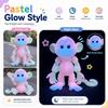 3D Printed Big Eyed Monkey Primate Figure Creative Art Toy Desktop Ornament Gift