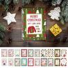 Full Color Design Christmas Card Clip College Survival Gift Book DIY Spiral Binding Festive Functional Xmas Student Themed Bookshelves