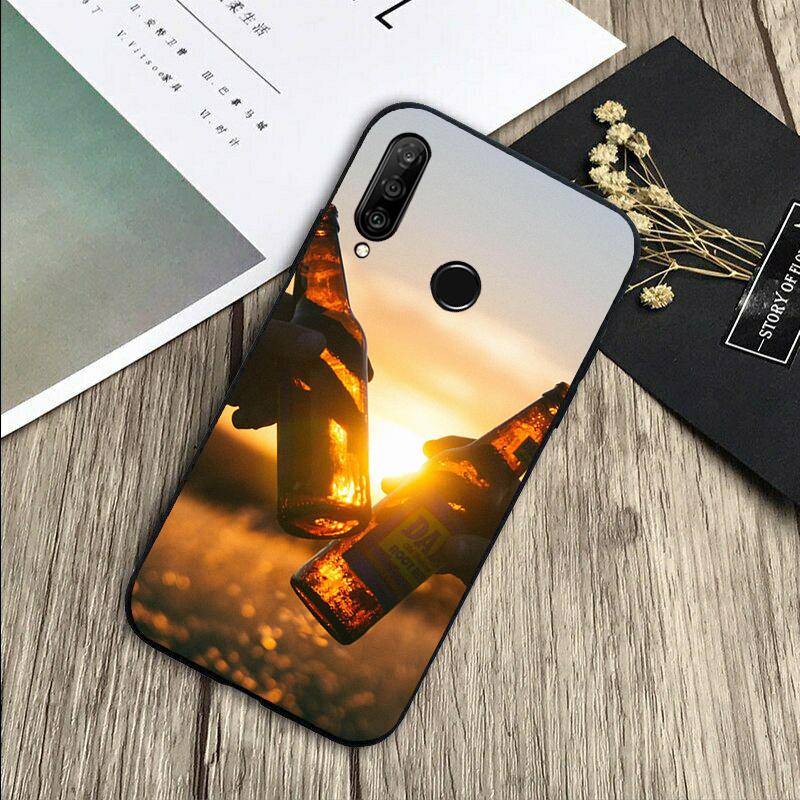 Пиво Алкоголь Лето Пузырьки Для Huawei Nova Y72 Y73 Y90 Y70 Y60 Y91 Y61 12s 12i 11i 8i 9 10 SE P40 Lite P60 P30 Pro Чехол