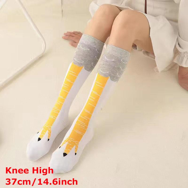 Creative Chicken Paws Feet Socks Funny Cartoon Cotton Stocking Cute Over-the-knee Socks Multiple Colors Stockings New Arrivals