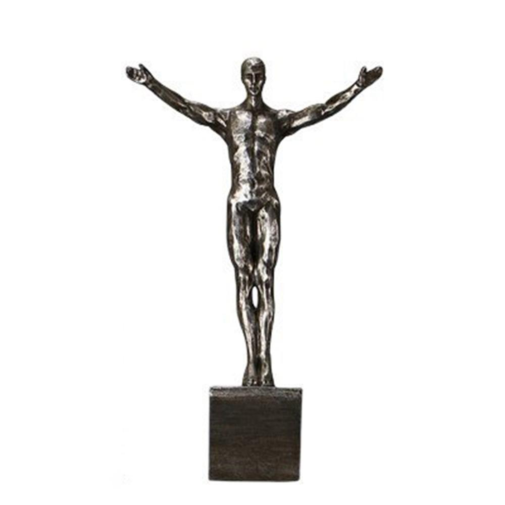 European Style Rock Climbe Statue Unique Abstract Character Pendant Living Room