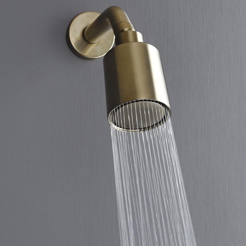 Душевая головка высокого давления из латуни с одной функцией Rainfall Top Rain Shower настенная душевая головка с распылителем Аксессуары для ванной комнаты