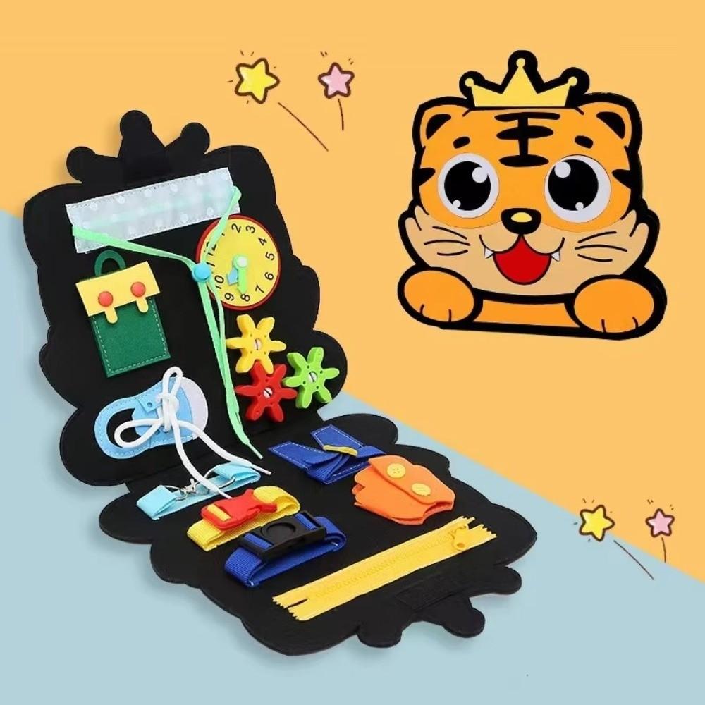 Dressing Board Busy Board Felt Material Sensory Toy Fine Motor Skills Toy  Children Education