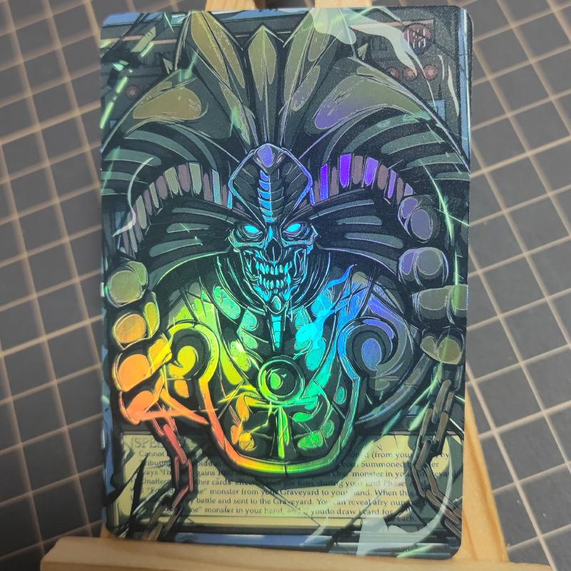 Сделай сам 6 шт./комплект Yu-gi-oh!  Слифер Дракон Неба Самодельная Карта Золотое Мерцание Карточки Сгибающийся Свет Искрится. Звездные вспышки