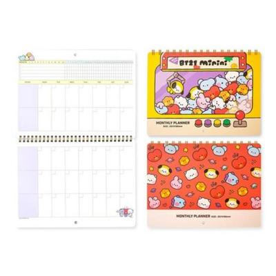 BT21 Месячный планировщик – Планировщик на один месяц (17 месяцев)