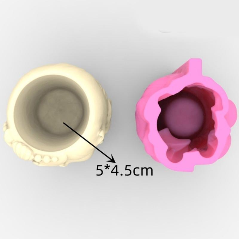 Conch Girl Flower Silicone Mold Concrete Candlestick Resin Mould Succulent Planter Molds Craft Home Decorations