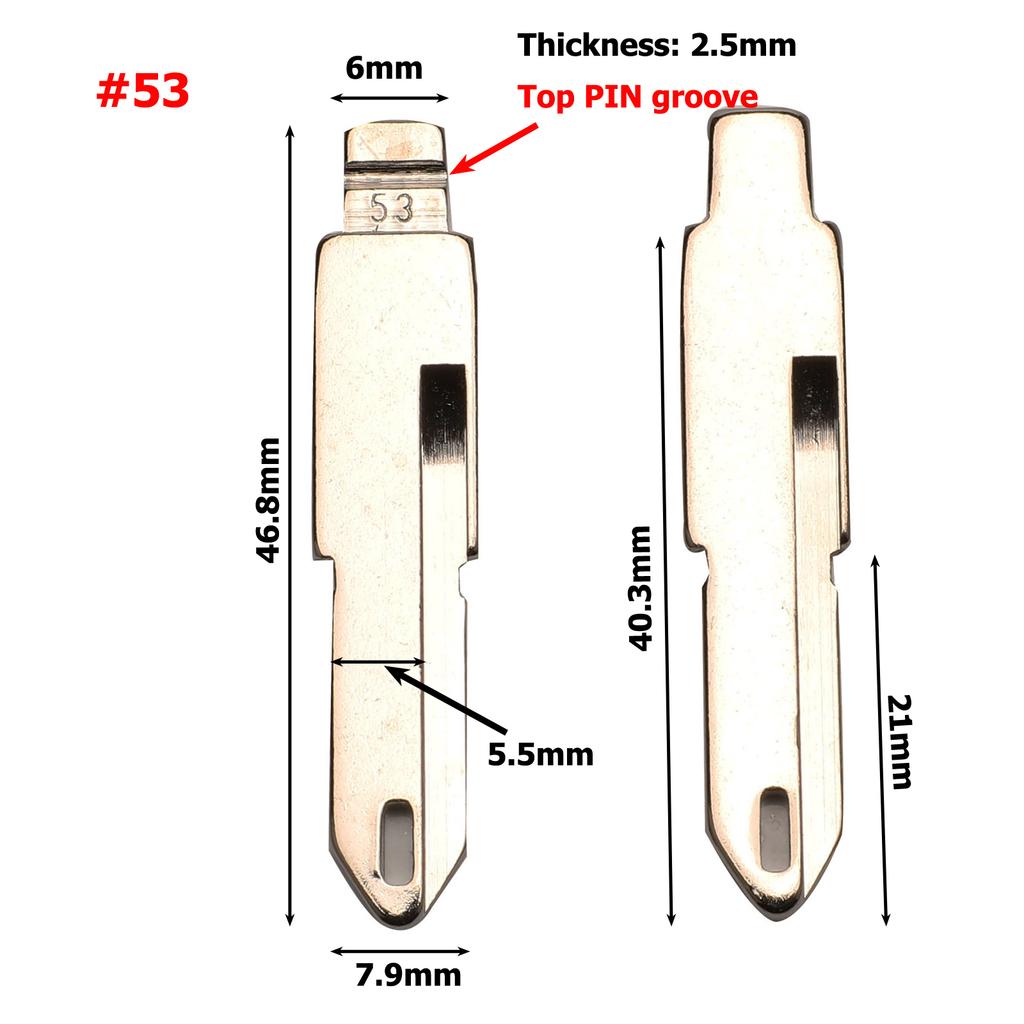 Jingyuqin VA2 HU83 SX9 #17 #53 #54 #58 #72 #73 #83 # 99 #122 для Citroen C4L Triumph для Peugeot 307 207 выкидной ключ для автомобиля