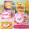 Educational Crafts DIY Embroidery Doll Set Embroidery Painting Material Bag  Beginners