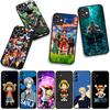 Чехол для телефона Apple iPhone 16 15 14 Plus 13 12 Mini 17 Pro Max + ProMax 16E Air с изображением Санджи, Зоро и Луффи.