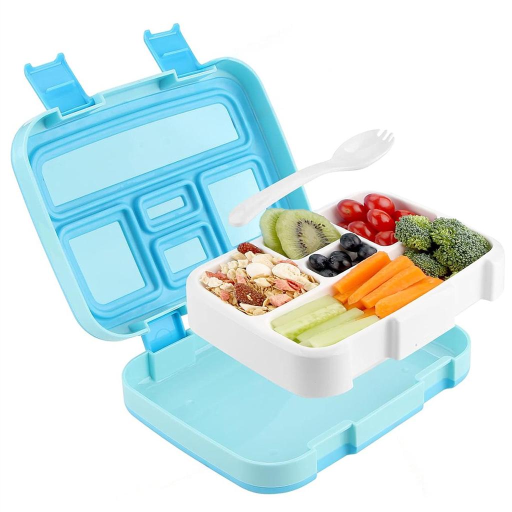 28.15oz Lunch Box Portable Leak Proof Bento Box 5 Compartments Meal Containers With Lid For School Picnic Workers Kitchen Suppli