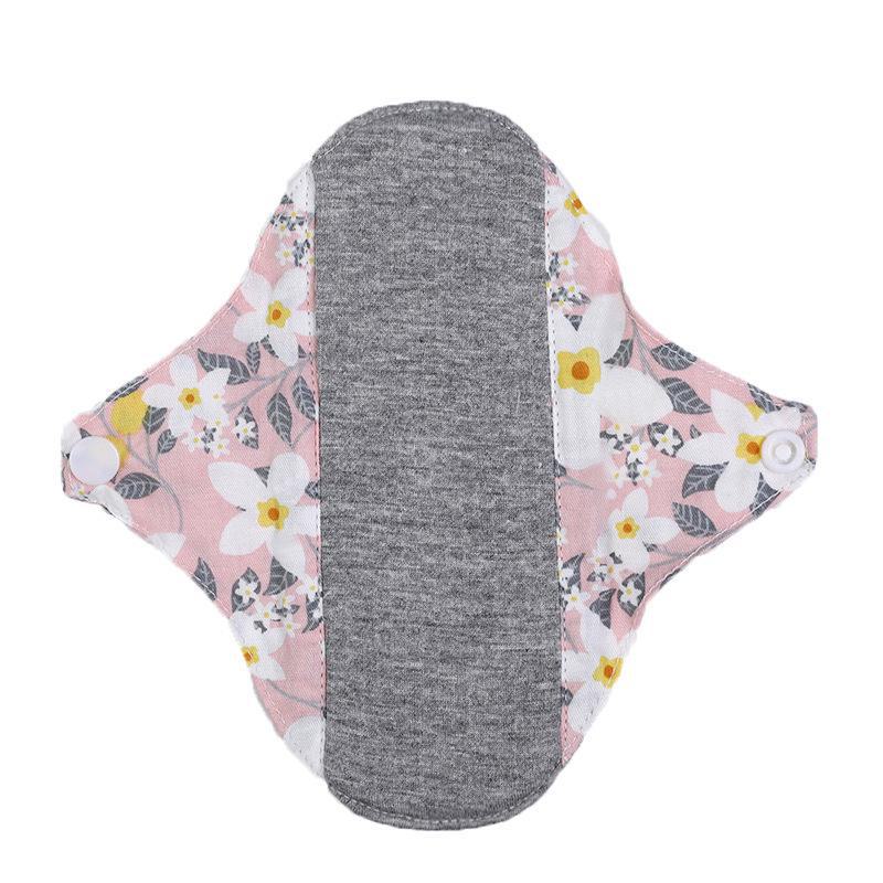 5 шт. Графеновые антибактериальные моющиеся хлопковые гигиенические прокладки - Мягкие, дышащие и впитывающие при недержании мочи.