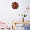 Wood Wood Wall Clock Luminous Rustic Wall Clock Unique Retro Wall Clock  For Bedroom