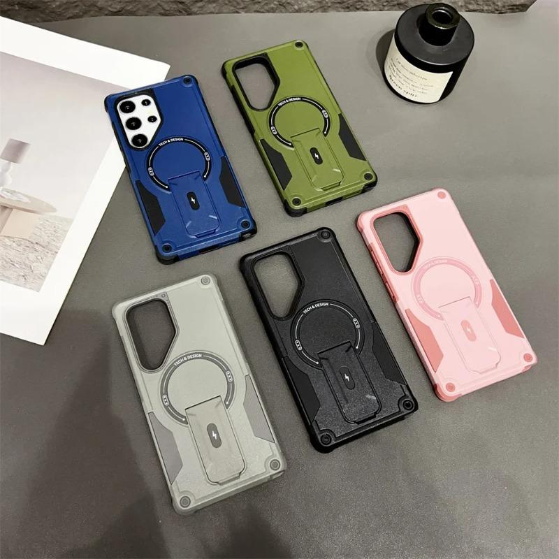 Magnetic For Holder Phone Case For Samsung Galaxy S2 S24 Ultra Plus A6 A36 A A16 A1 A4 A3 A2 Stand Cover Bumper