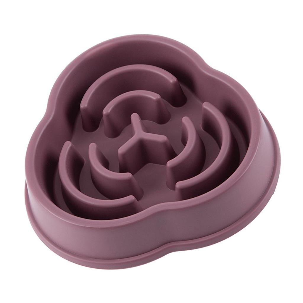 Slow Feeder Dog Bowl Slip Proof Prevent Choking Food Grade PP Large Pet Puzzle Food Bowl for Small