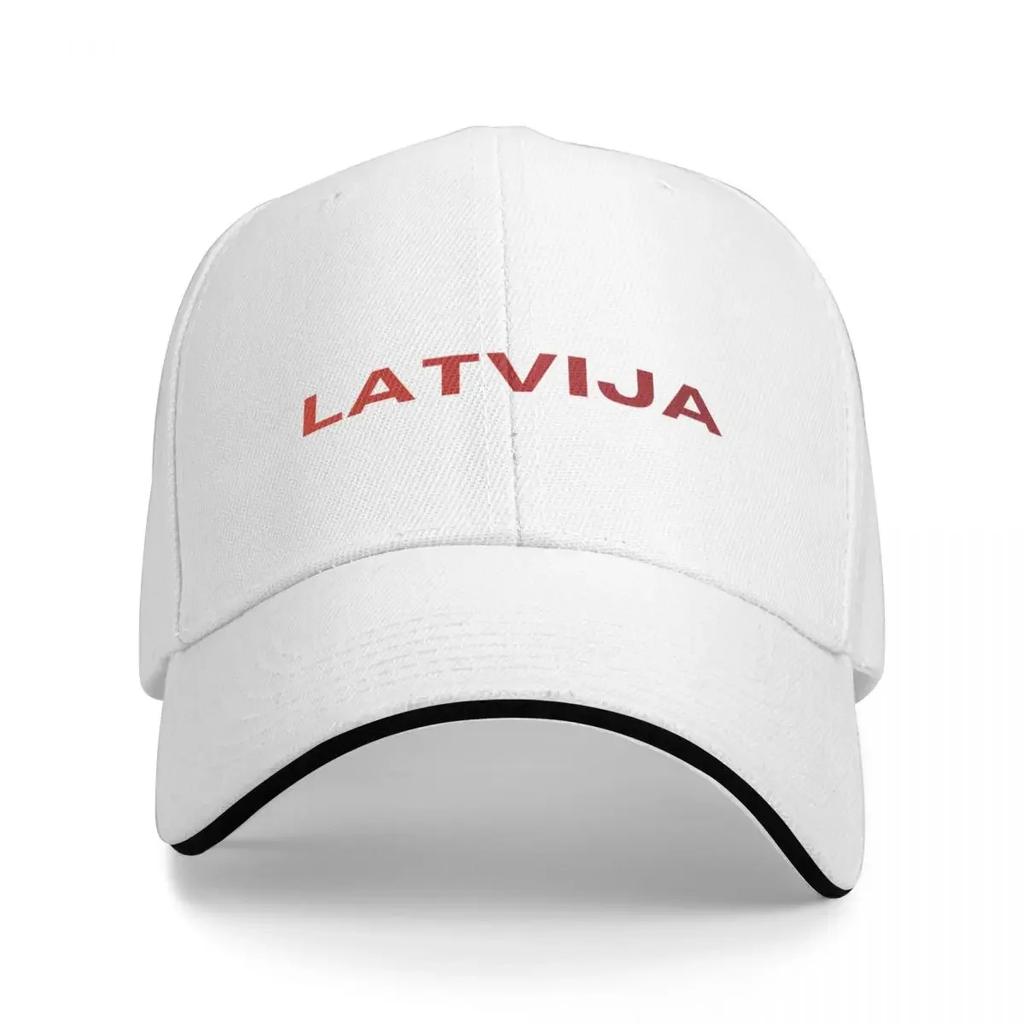 Latvija Red Latvia Baseball Cap Hip Hop Rave Dropshipping Men's Baseball Women's