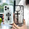 Крутой Темный Готический Крест Чехол для Телефона Для IPhone 17 16  15 14 13 12 11 Pro Max 14 15  Plus 17 Air Прозрачный Мягкий Чехол