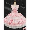 Lolita Doll Colors Women Girls Cute Pink Black Red Sweet