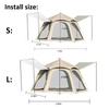 Палатка для отдыха на открытом воздухе, устойчивая к солнцу и дождю, быстро открывающаяся, легкая, водонепроницаемая, складная, полностью автоматическая, для пикника и кемпинга, палатка с навесом от солнца