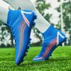 Men's Soccer Shoes FG/FG Non-Slip Turf Soccer Cleats Personalized Design Train Shoe High Top Sneakers Light Football Boots 35-47