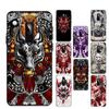 Чехол для телефона YNDFCNB Samurai Oni Mask для Samsung S20 lite S21 S10 S9 plus для Redmi Note8 9pro для Huawei Y6