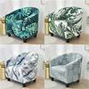 Elastic Geometric Sofa Cover Stretch Spandex Club Couch Slipcover for Living Room Coffee Bar Office Armchair Protector Covers