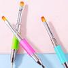 Nail Art Drawing Brush Soft Bristle & Glue Pick-up Stick Double-Head Manicure Painting Pen Multifunctional Acrylic
