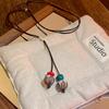 Retro Chinese Tassel Necklace: Unique Ethnic Style Women's High-End Clavicle Chain.