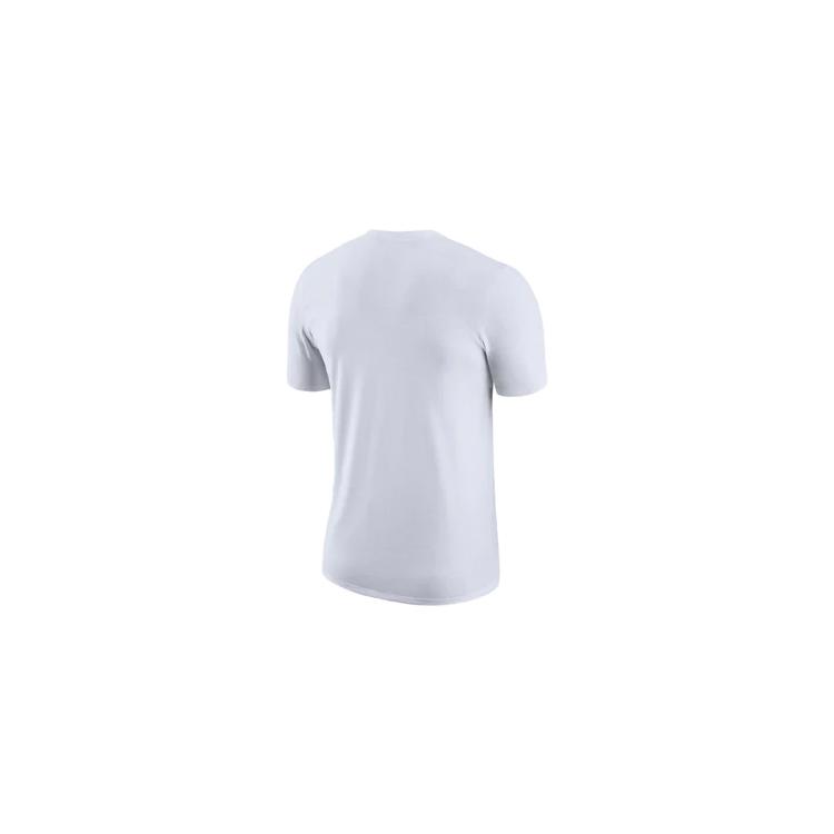 Nike NBA T Shirts Men's White Crew Neck Moderate Straight Fit CV6111-100
