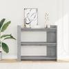 Console Table Concrete Grey 100x35x90 cm Wood Based Panel