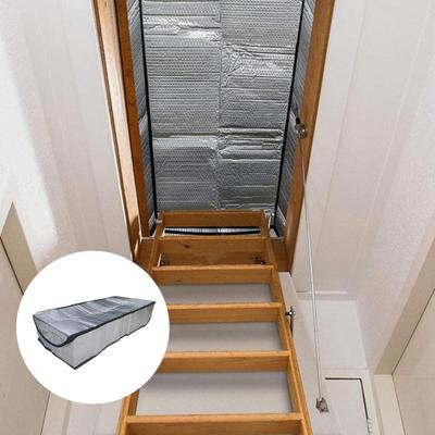 Изоляционный чехол для чердачной лестницы Застежка-молния Простая установка Энергосберегающая чердачная лестница Дверь Изолятор для лестницы Аксессуары