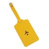 Colorful PU Luggage Tag Boarding Pass Information Card Portable Baggage Name Tags  Women