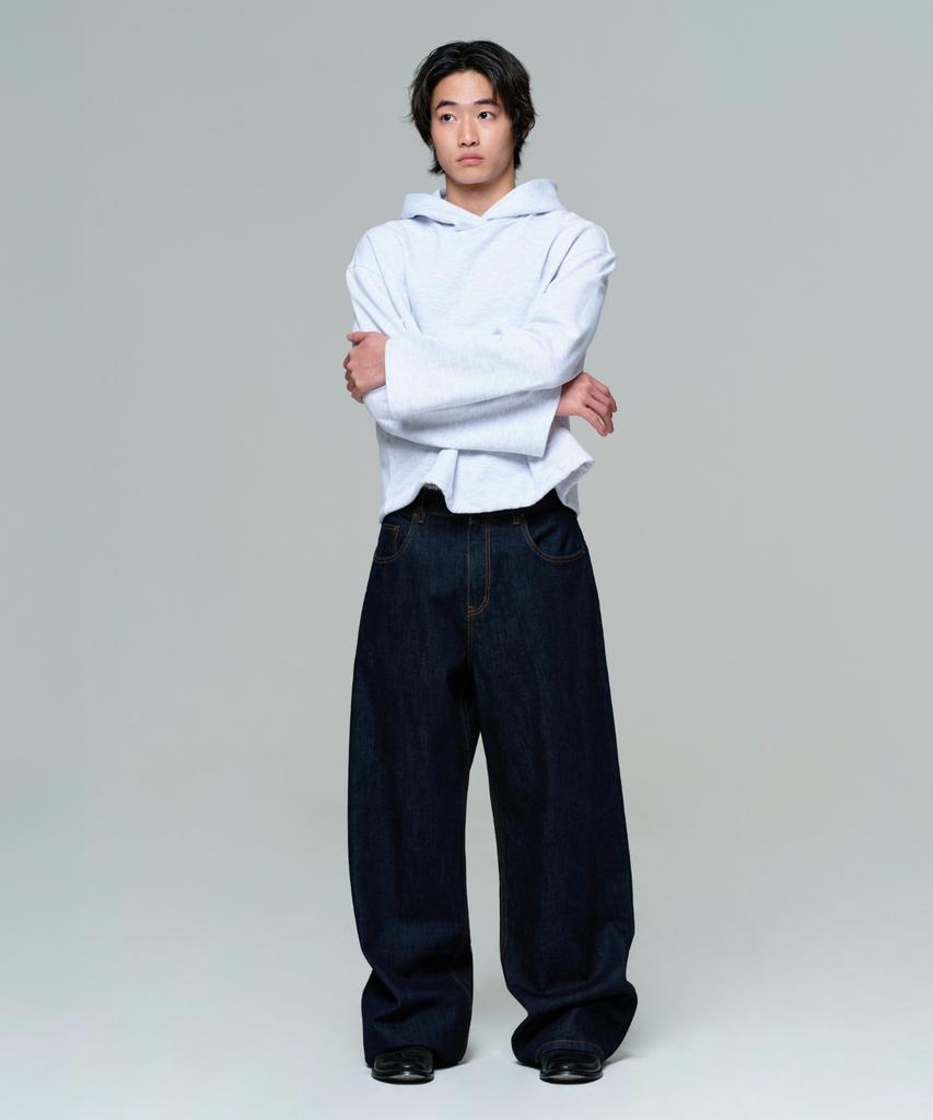 ERA Men Era Wide Fit Denim Pants - Indigo Blue