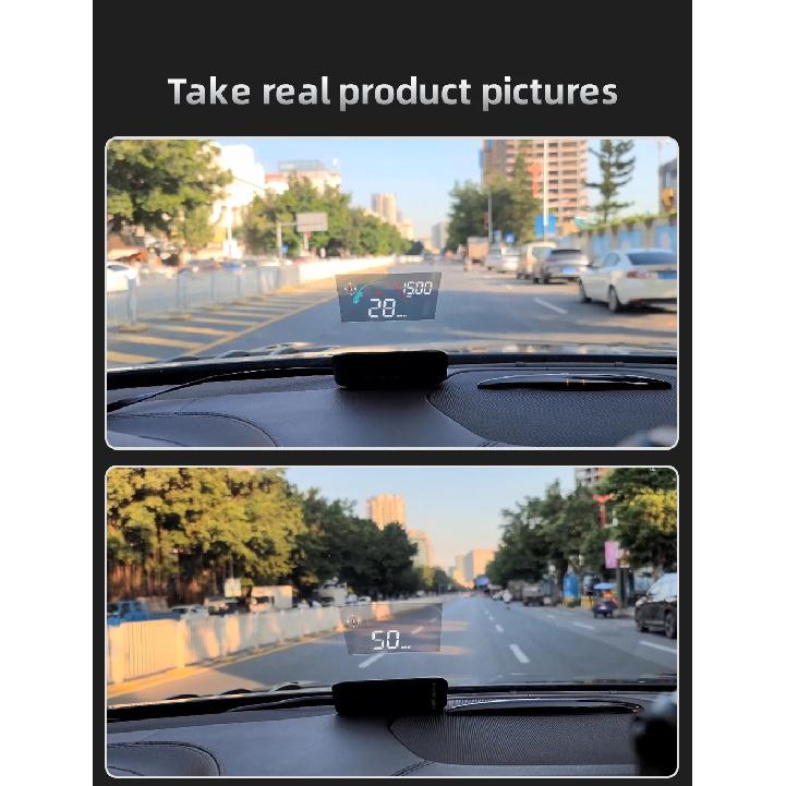 AD M22 Автомобильный GPS HUD Проекционный дисплей на лобовое стекло Универсальный цифровой GPS спидометр Проекция на стекло Автомобильный спидометр Проектор на лобовое стекло