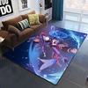 Genshin Impact Carpets Living Room Decoration Bedroom Parlor Tea Table Area Rug Mat Soft Flannel Large Rugs and Baby Gift Carpet