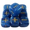 Dice-6-Sided 10pcs Marbled, Opaque Effect "+,-" Dice Brand Fate Dice for Fate & Fudge Game Board Game Desk Game