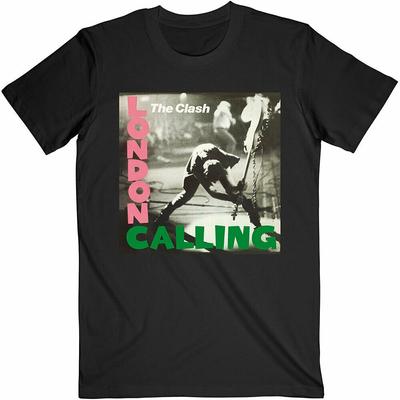 Футболки унисекс The Clash London Calling с лицензией группы Merch Punk