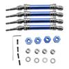 Compatible with Traxxas Slash Rustler Stampede Hoss VXL 4x4 RC Car 4-Piece Metal Drive Shaft CVD Upgrade