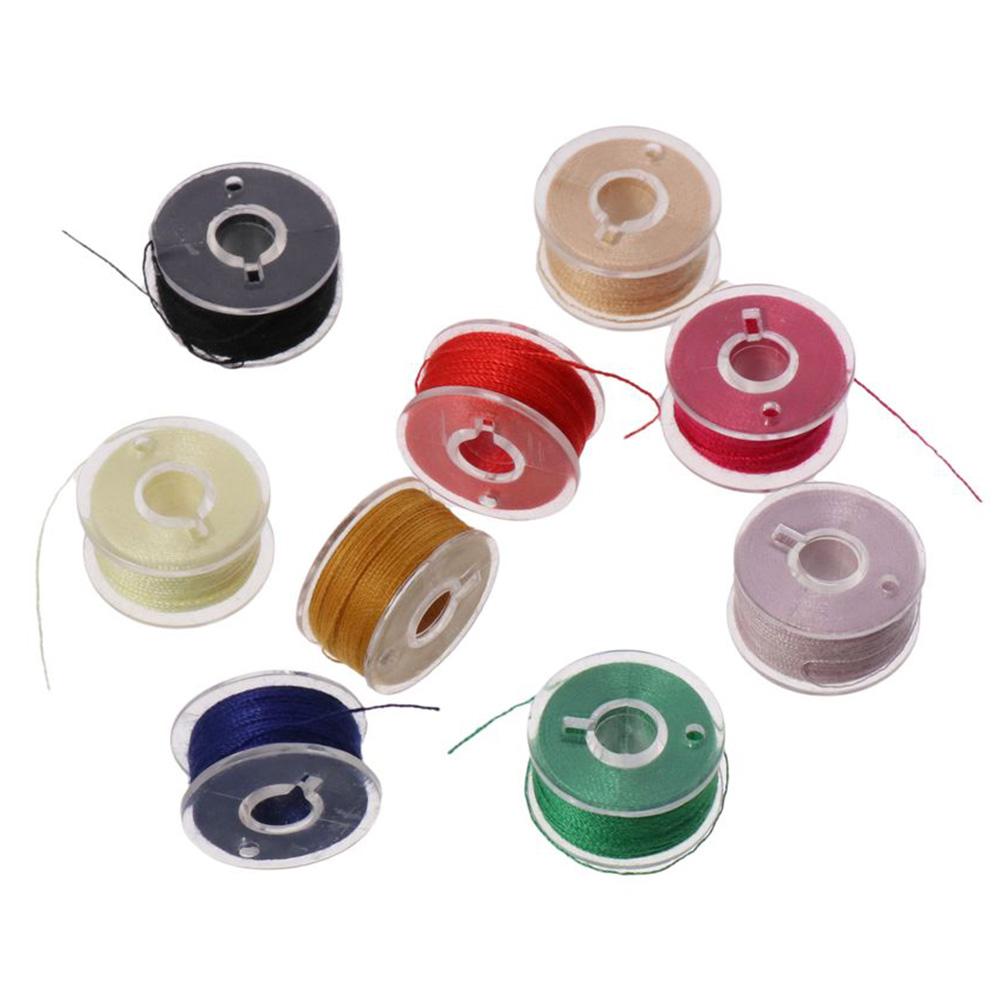 Разные цвета. Швейная нить класса 15. Прозрачная пластиковая коробка для хранения. Пластиковая коробка для хранения.