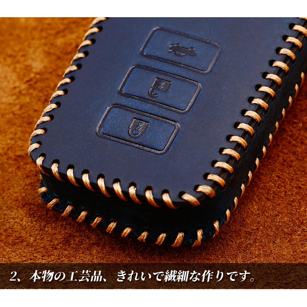 Lexus LEXUS RX IS GS NX RC LX Эксклюзивный чехол для смарт-ключа из натуральной кожи Держатель для ключей Стильный чехол для ключей Высококачественная натуральная воловья кожа Защитный чехол