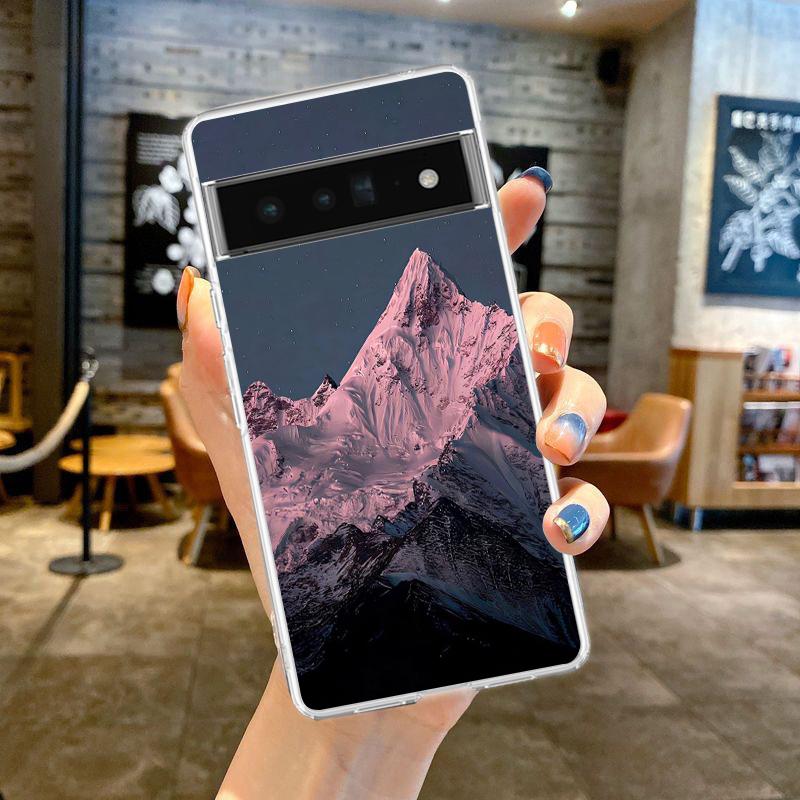 Гора Эверест Мир Первый Чехол Для Телефона Для Google Pixel 9 8 7 6 Pro XL 8A 7A 6A 5 4 5A 4A 3A XL 5G Мягкий Силиконовый Прозрачный Чехол
