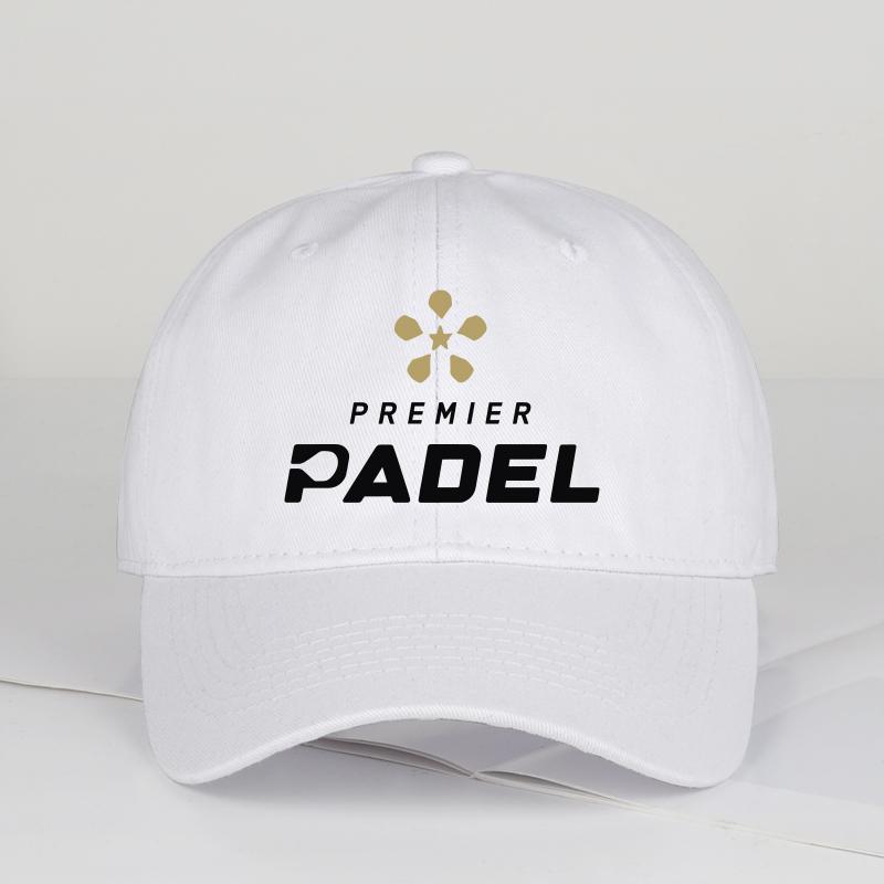 MLFO Premier Padel Бейсболка с принтом и мягким козырьком, легкая, дышащая, регулируемая, спортивный стиль, унисекс, для любителей тенниса
