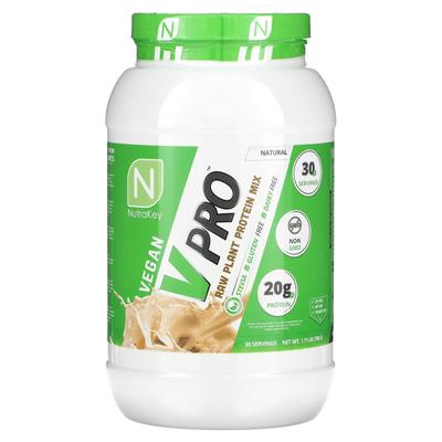 V Pro, Raw Plant Protein Mix, Natural Flavors, 1.71 Lb (780 G)