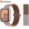 2 шт. Ремешки Для Apple Watch Band 44 мм 40 мм 45 мм 46 мм 42 мм 49 мм 41 мм Нейлоновый петлевой браслет iwatch Серия 10 9 8 7 6 5 3 se ultra 2