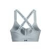 Under Armour Спортивный бюстгальтер Infinity U-образной формы с принтом логотипа, женский спортивный бюстгальтер Harbor-Blue 1373860-465