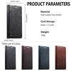 Кожаный чехол-книжка для Samsung Galaxy S26 S25 S24 Ultra S25 Plus S24 S23 S22 5G с кошельком