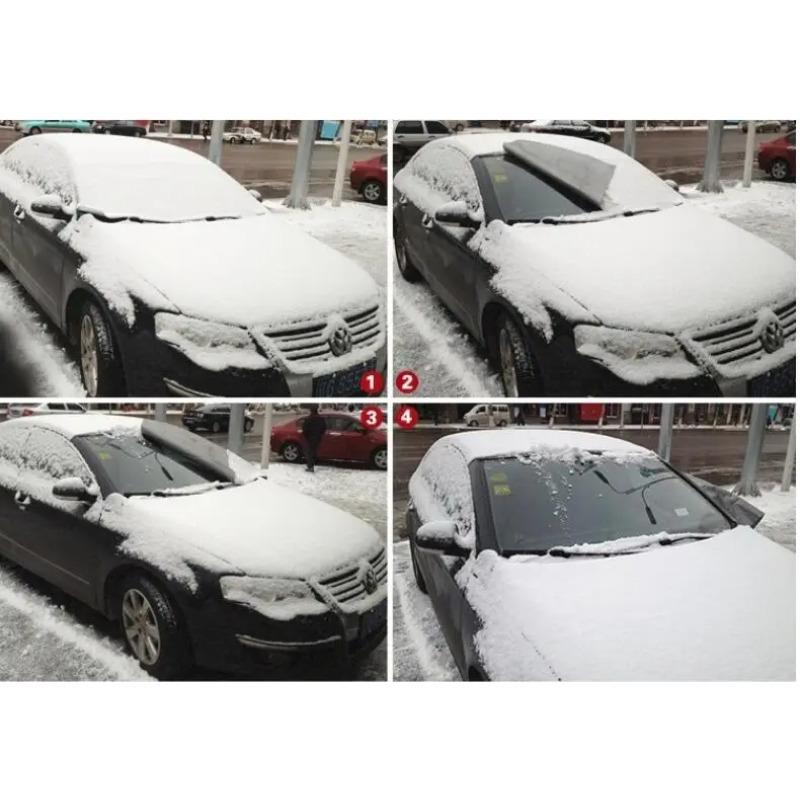 Чехол на лобовое стекло автомобиля Анти-УФ Снегозащитный Полная защита Двусторонний чехол на лобовое стекло Солнце Снег Лед Универсальные щитки 200*70см