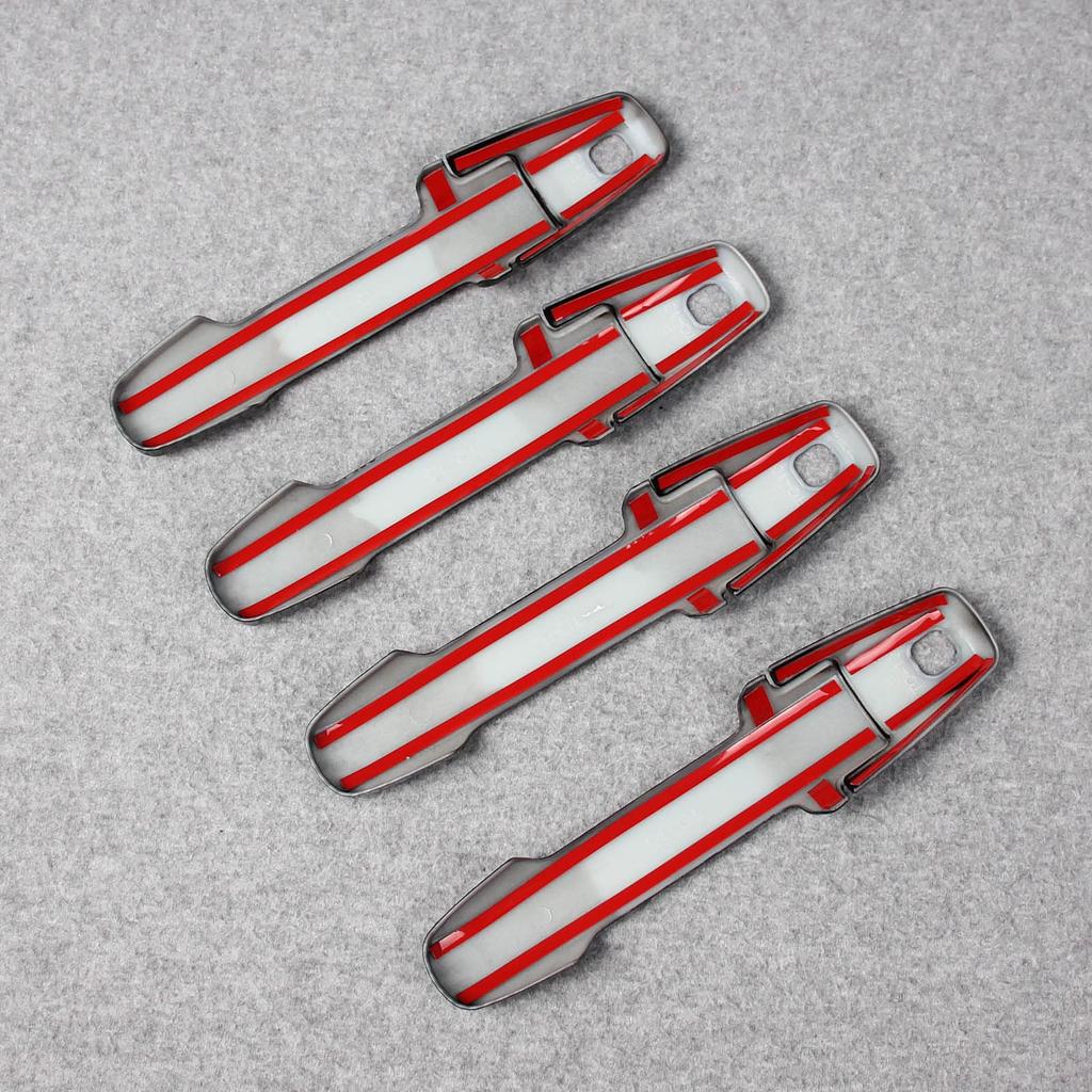 RUIQ Suzuki Spacia Custom MK53S Exterior Outer Door Handle Full Coverage Designed Exclusively for the Suzuki Spacia Custom Carbon Fiber Covers, Type,